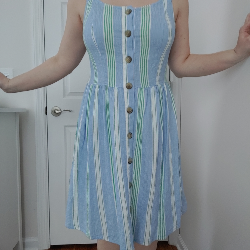 Blue sun dress